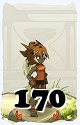 Um personagem do jogo Dofus, Xelor-Ar, de nivel 170