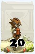 A Dofus character, Pandawa-Air, by level 20