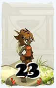 Um personagem do jogo Dofus, Xelor-Ar, de nivel 23