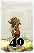 Um personagem do jogo Dofus, Xelor-Ar, de nivel 40