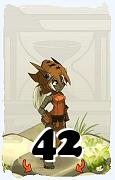 Um personagem do jogo Dofus, Xelor-Ar, de nivel 42