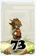 Um personagem do jogo Dofus, Xelor-Ar, de nivel 73