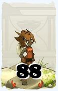 Um personagem do jogo Dofus, Cra-Ar, de nivel 88