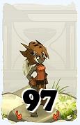 Um personagem do jogo Dofus, Xelor-Ar, de nivel 97