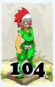 A Dofus character, Masqueraider-Air, by level 104