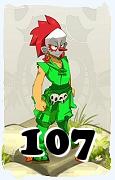 Un personaggio del gioco Dofus, Danzal-Aria, al livello 107