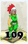 Um personagem do jogo Dofus, Zobal-Ar, de nivel 109