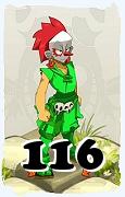 A Dofus character, Masqueraider-Air, by level 116