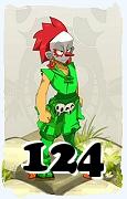 A Dofus character, Sacrier-Air, by level 124