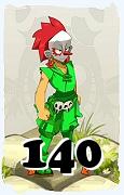 Um personagem do jogo Dofus, Zobal-Ar, de nivel 140