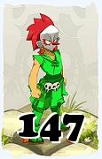 Um personagem do jogo Dofus, Zobal-Ar, de nivel 147