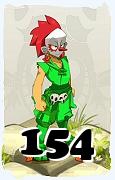 A Dofus character, Masqueraider-Air, by level 154