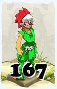 A Dofus character, Masqueraider-Air, by level 167