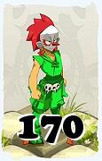 Un personaje del juego Dofus, Zobal-Aire, de nivel 170