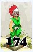 A Dofus character, Masqueraider-Air, by level 174