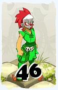 A Dofus character, Sacrier-Air, by level 46