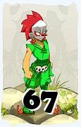 Um personagem do jogo Dofus, Steamer-Ar, de nivel 67