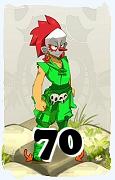 Um personagem do jogo Dofus, Zobal-Ar, de nivel 70