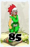 Um personagem do jogo Dofus, Sacrier-Ar, de nivel 85