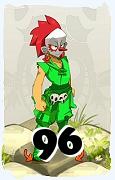 Um personagem do jogo Dofus, Cra-Ar, de nivel 96