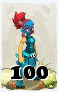 A Dofus character, Sadida-Air, by level 100