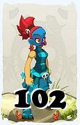 A Dofus character, Masqueraider-Air, by level 102