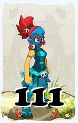 A Dofus character, Ecaflip-Air, by level 111