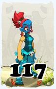 A Dofus character, Masqueraider-Air, by level 117