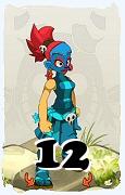 A Dofus character, Sacrier-Air, by level 12