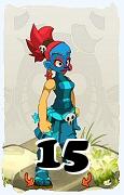 A Dofus character, Masqueraider-Air, by level 15