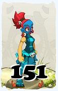 A Dofus character, Masqueraider-Air, by level 151