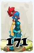 A Dofus character, Sacrier-Air, by level 171