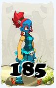 A Dofus character, Masqueraider-Air, by level 185