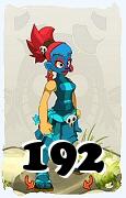 Um personagem do jogo Dofus, Cra-Ar, de nivel 192