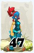 A Dofus character, Masqueraider-Air, by level 47