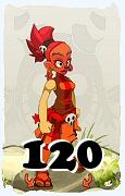 A Dofus character, Sacrier-Air, by level 120