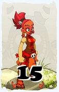 A Dofus character, Iop-Air, by level 15