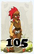 Um personagem do jogo Dofus, Zobal-Ar, de nivel 105