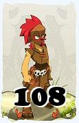 Um personagem do jogo Dofus, Zobal-Ar, de nivel 108