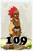 Um personagem do jogo Dofus, Zobal-Ar, de nivel 109