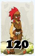 Um personagem do jogo Dofus, Zobal-Ar, de nivel 120