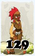 Um personagem do jogo Dofus, Zobal-Ar, de nivel 129