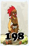 Un personnage du jeu Dofus, Iop-Air, au niveau 198