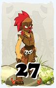 Um personagem do jogo Dofus, Zobal-Ar, de nivel 27