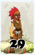 Um personagem do jogo Dofus, Zobal-Ar, de nivel 29