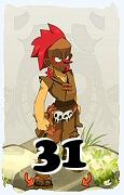 Um personagem do jogo Dofus, Zobal-Ar, de nivel 31