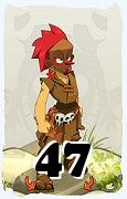 Un personaggio del gioco Dofus, Danzal-Aria, al livello 47