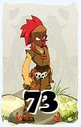 Um personagem do jogo Dofus, Zobal-Ar, de nivel 73