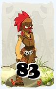 Um personagem do jogo Dofus, Cra-Ar, de nivel 83