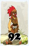 Um personagem do jogo Dofus, Zobal-Ar, de nivel 92